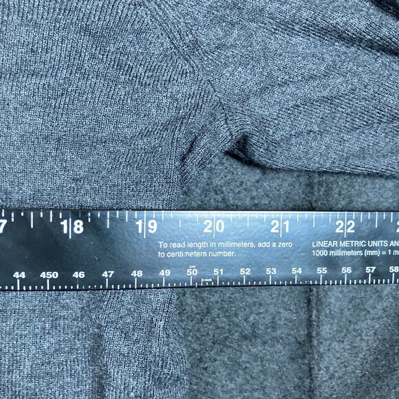 Chicos Womens Sweater Dark Gray Turtleneck Knit Pullover Long Sleeve 3 (XL) - Picture 7 of 11